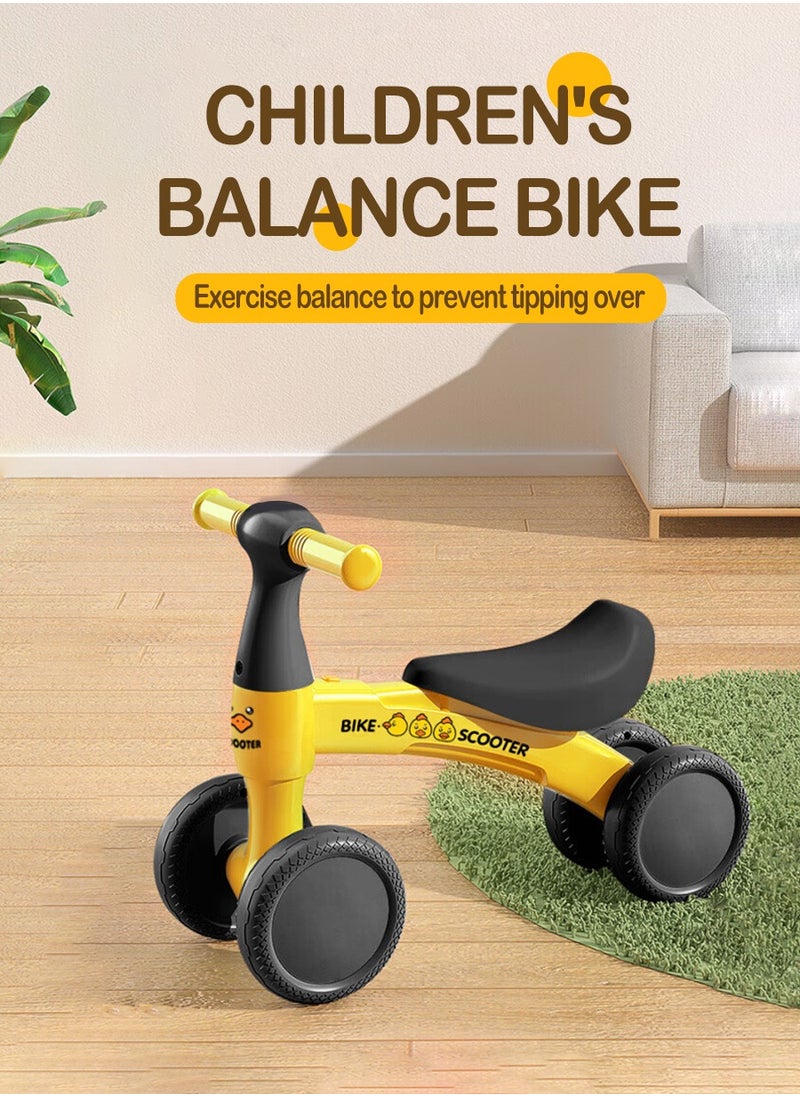 Beirui Baby Balance Bike, Toddler Bike Baby Walker with 4 Silent Wheels, Baby Riding Toy, Pedal-less Toddler First Bike  - Image 2