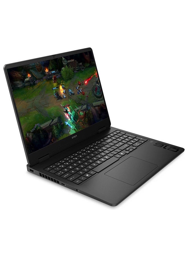 HP لابتوب الألعاب OMEN 16، شاشة 16" 2K IPS بتردد 144Hz، معالج Intel Core Ultra 7 255H، 16GB ذاكرة DDR5، 1TB SSD، NVIDIA GeForce RTX 5060 بسعة 8GB، لوحة مفاتيح إنجليزية مضاءة، أسود ظل (محدث) - Image 2
