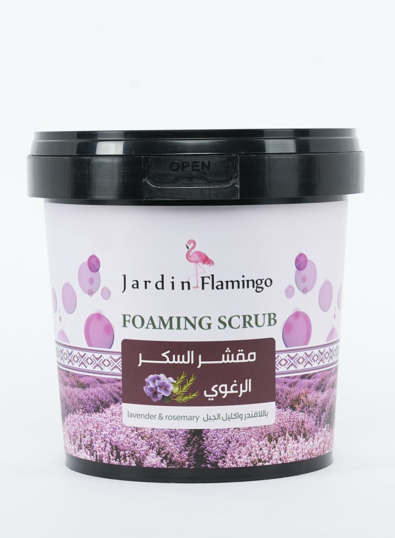 Jardin Flamingo Foam Scrub 600g - LAVENDER & ROSEMARY