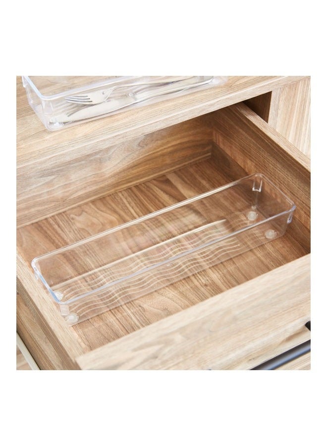 DIDA A set of 4 transparent storage boxes - with an elegant design, perfectly suitable for cups, knives, forks and chopsticks, combining beauty and functionality, suitable for kitchen style. - Image 4
