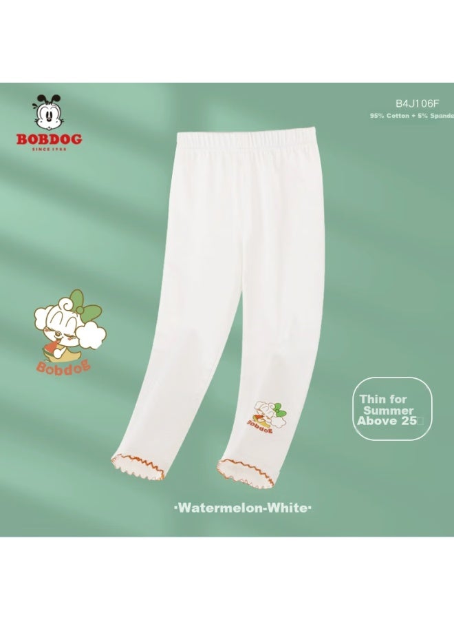 Babu Bean Children's Leggings Spring And Summer Girls' Pants Little Girls Can Wear Cotton All-match Long Pants Spring New Pants - Image 1