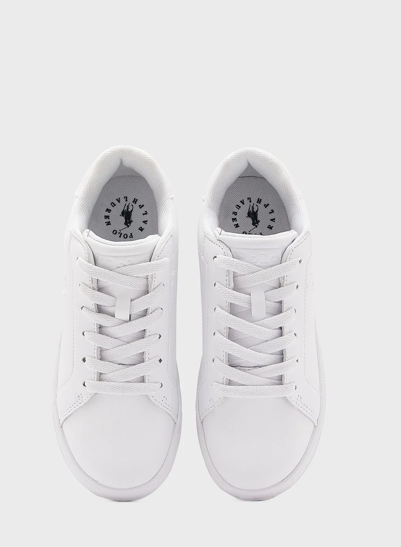 POLO RALPH LAUREN Youth Heritage Court Ii Low Top Lace Up Sneakers