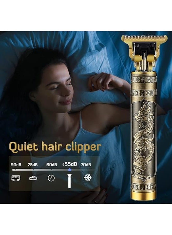 مكينة حلاقة احترافية لاسلكية T9 — شفرة من الستانلس ستيل قابلة للضبط، بطارية طويلة العمر  شحن سريع USB-C، صميم مريح وقابلة للغسل — مناسبة للشعر واللحيةوالجسم - Image 4