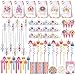 PLOUGVI 308PCS Princess Birthday Party Decorations Favors Including Goodie Bags Crown Magic Wand Straws Bubble Wands Stickers Cake Toppers Tattoo MorePerfect for Party Decorations Pinata Fillers - Image 3