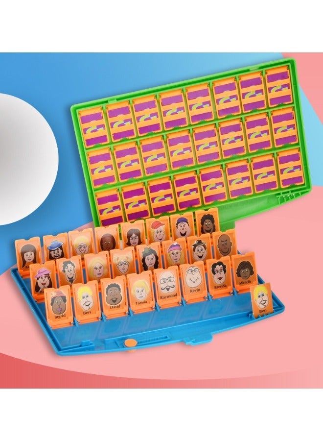 707 Games Guess Who? Board Game, with People and Animal Cards, Classic Children's Mystery Board Game of Deduction for 2 Players, Ages 4+ - Image 4