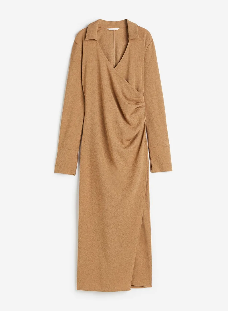 H&M Collared Wrap Dress