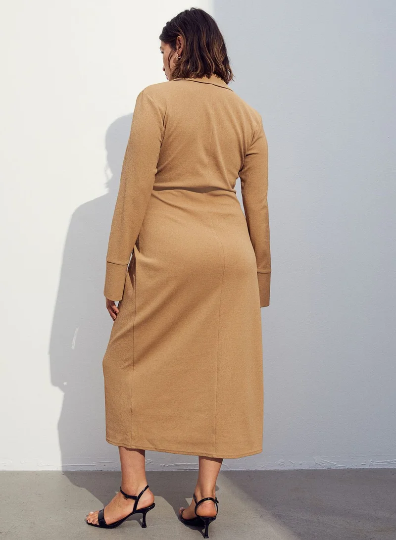 H&M Collared Wrap Dress