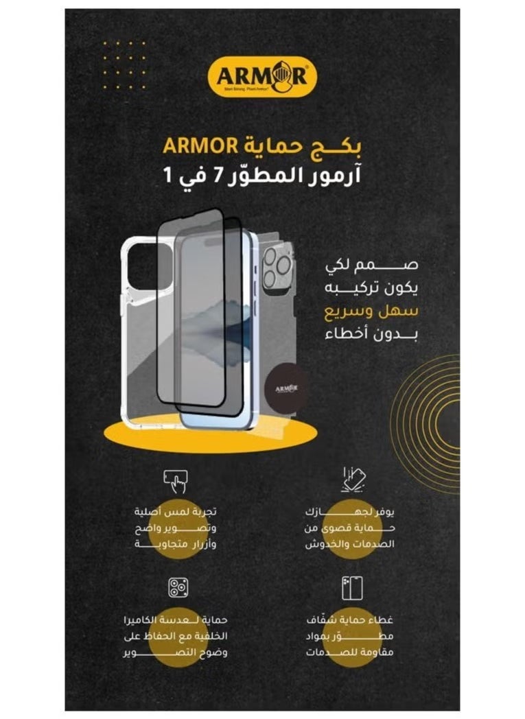 ARMOR - Protection Package 7 in 1 for Apple iPhone 13 Pro Max - Image 1