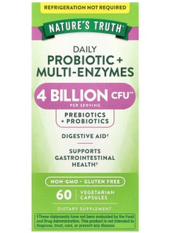 Daily Probiotic + Multi-Enzymes, 60 Vegetarian Capsules - pzsku/ZB3A6F5EFB527062C9FC1Z/45/_/1720955175/2a9e60aa-6bc6-42d8-9290-e70da00d4b52