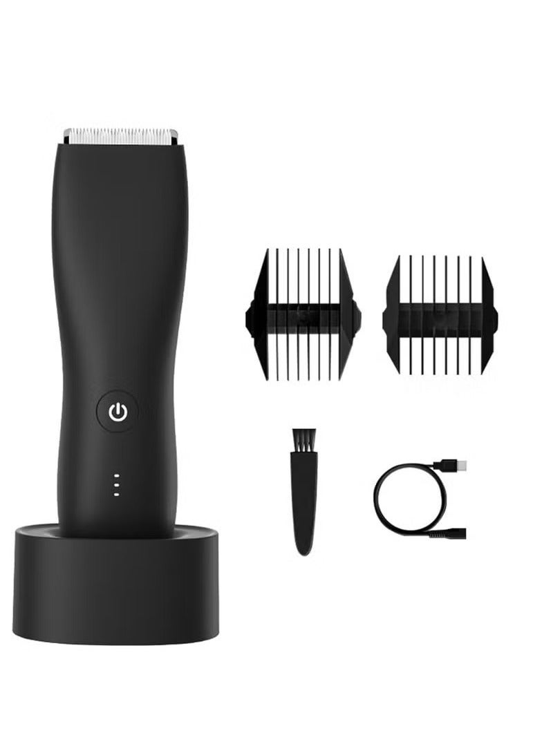 TIGER RCP66 Electric Body Hair Trimmer for Men – Waterproof Full-Body Grooming Shaver with Skin-Safe Blades, USB Rechargeable Cordless Trimmer for Chest, Back, Arms, Legs & Intimate Areas – Quiet Operation, LED Battery Indicator, Ideal for Home & Travel - Image 3