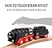 BRIO World Christmas Steaming Train BatteryOperated Train 27Pc Motorized Steam Engine for Wooden Track with Lights and KidFriendly Steam Interactive Play with ForwardReverse for Kids 3 - Image 2
