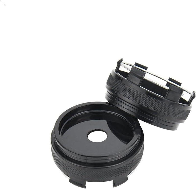 Black Blank 66mm 4Pcs Wheel Center Cap Hub Cover for Car Racing Sport Rims - Image 4