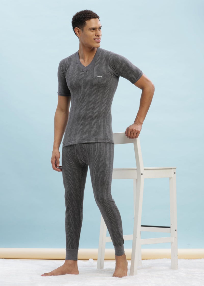 Dollar Ultra Pack of 2 Combed Cotton Men Thermal Pyjama - Image 5