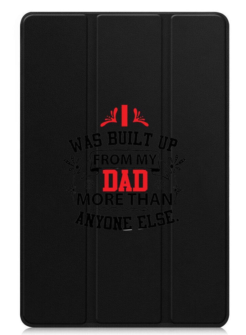 Theodor Protective Flip Case For Xiaomi Pad 7 & Xiaomi Pad 7 Pro With Trifold Stand Auto Wake Sleep Shockproof Cover - Dad more than anyone else black - Image 1