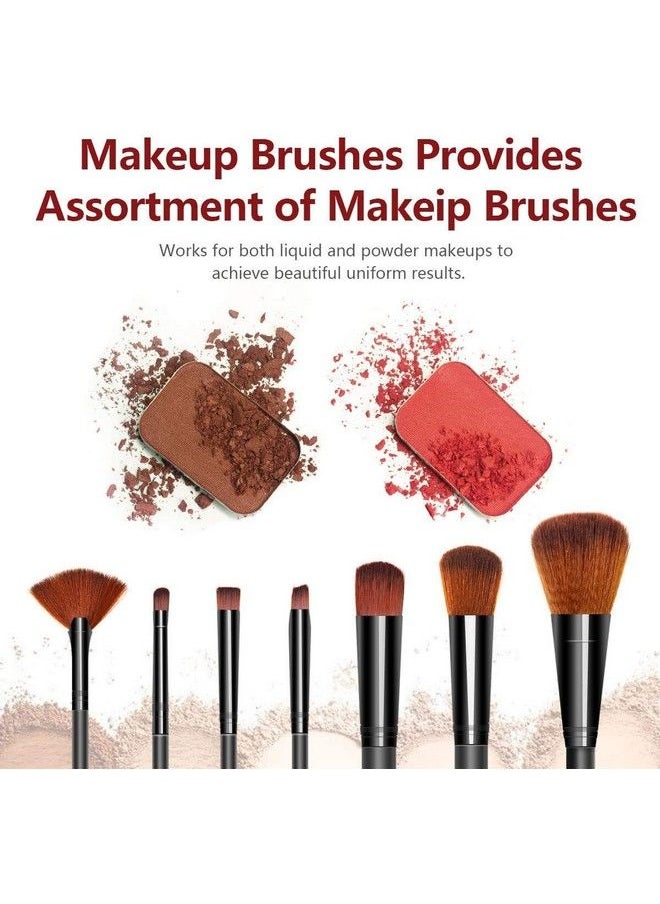 HUDACRUSH - Beauty Professional Makeup Brush Set 12 Pcs Face Makeup Brushes Makeup Brush Set (Black) - Image 1