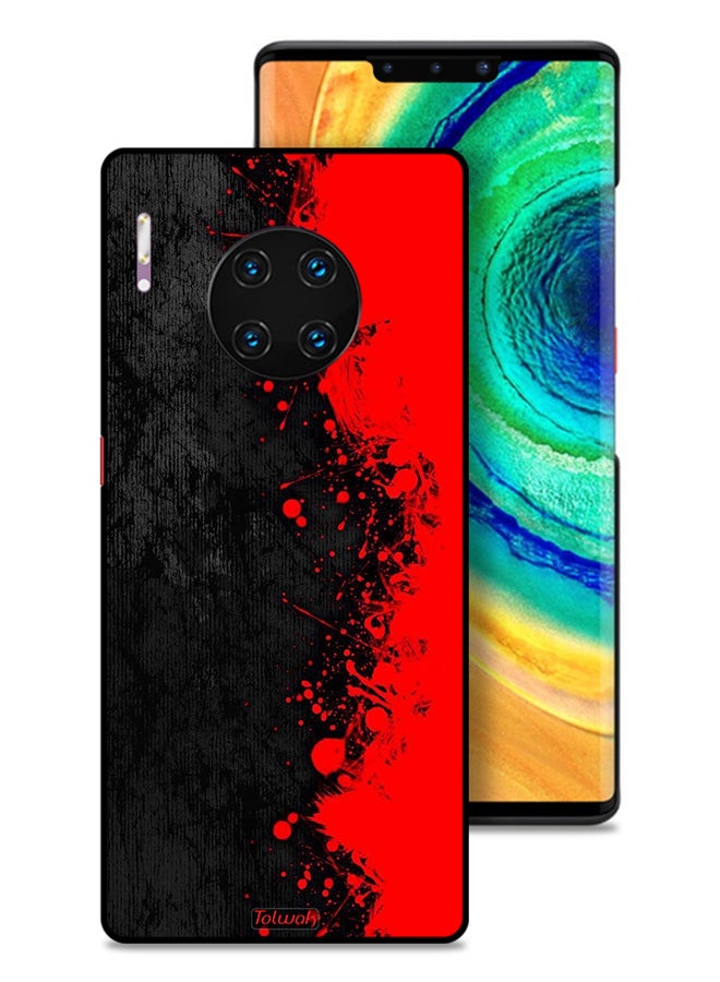 Tolwak Huawei Mate 30 Pro 5G Protective Case Cover Paint Abstract Pattern - Image 1