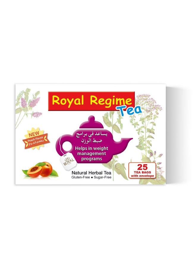 Royal - Regime tea with Peach 25 TB - Image 1
