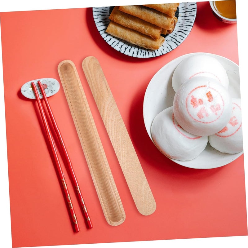 Garneck Wooden Cutlery Organizer Japanese Style Travel Chopsticks Storage Box for Outdoor Use Food-grade Material Scratch-resistant Design for Daily Dining and Gifting - Image 4