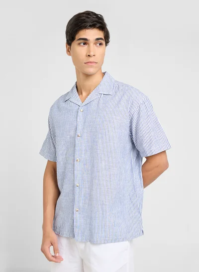 JACK & JONES Stripe Regular Fit Shirt