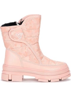 TwinGo 820 Salmon Camouflage Detail Girls Snow Boots  - Image 2