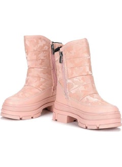 TwinGo 820 Salmon Camouflage Detail Girls Snow Boots  - Image 3