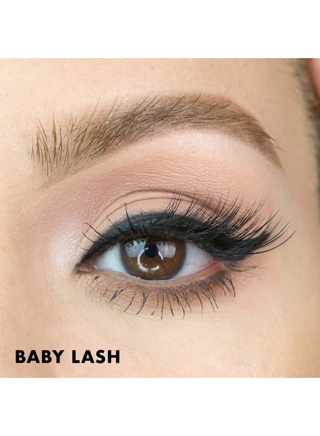 MoxieLash Magnetic Eyelashes with Eyeliner Kit - Baby Bundle - Natural Looking False Eyelashes - Set of Baby Lashes + Magnetic Eyeliner + Remover Swabs - USA Owned - No Glue - Image 4