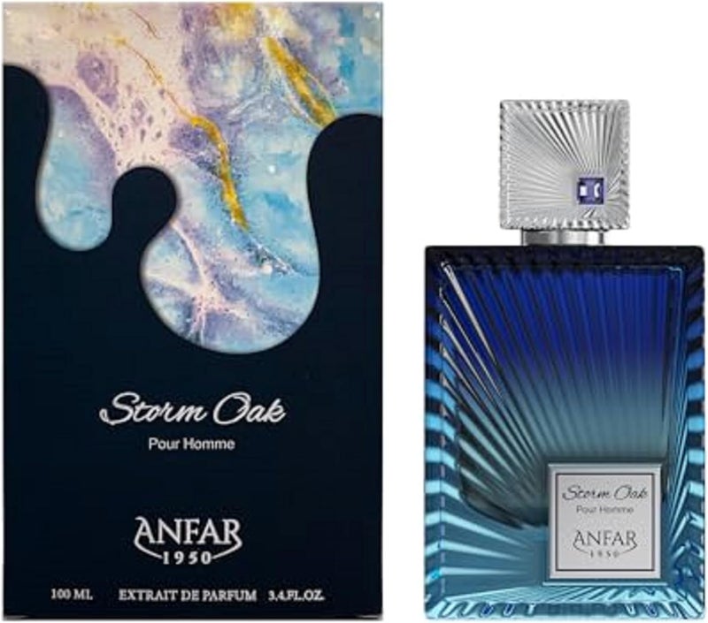 Anfar عطر أنفار ستورم أوك للرجال 3.4 أونصة إكسترايت دو بارفان سبراي - Image 1