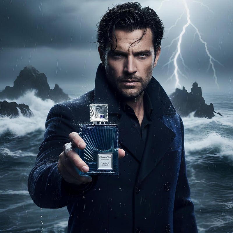 Anfar عطر أنفار ستورم أوك للرجال 3.4 أونصة إكسترايت دو بارفان سبراي - Image 4