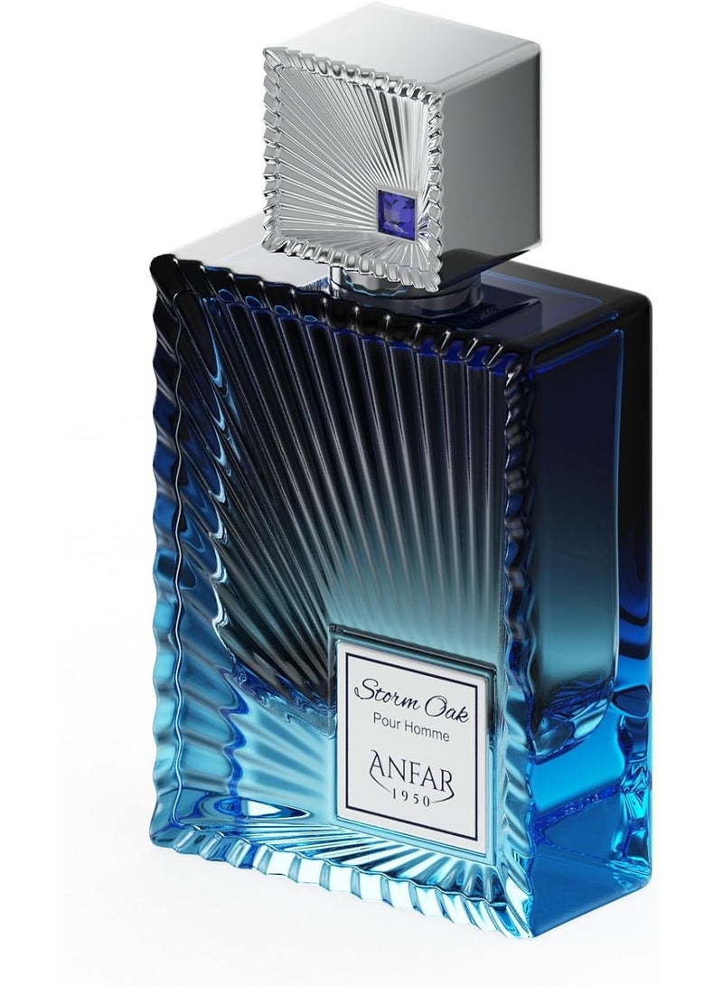Anfar Storm Oak Extrait de Parfum 100ml – Long Lasting Men’s Woody Citrus Perfume with Mandarin, Saffron & Sage - Image 2