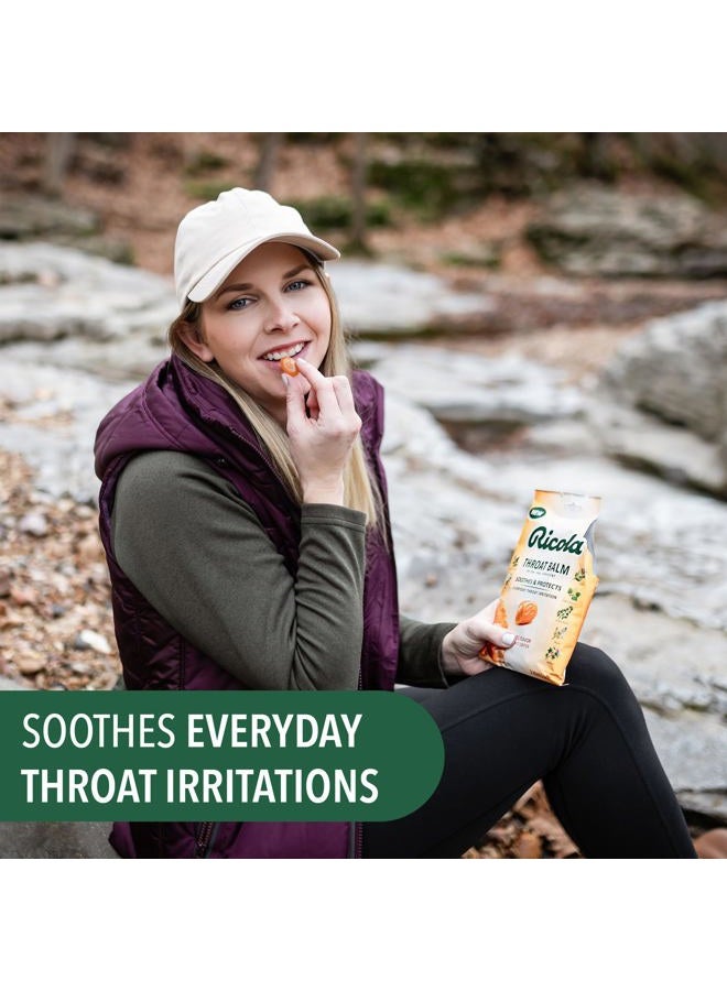Ricola Throat Balm Caramel Throat Drops with Liquid Center, 34 Count, Coat & Protect Your Throat, Daily Throat Relief & Protection, Oral Demulcent - Image 5