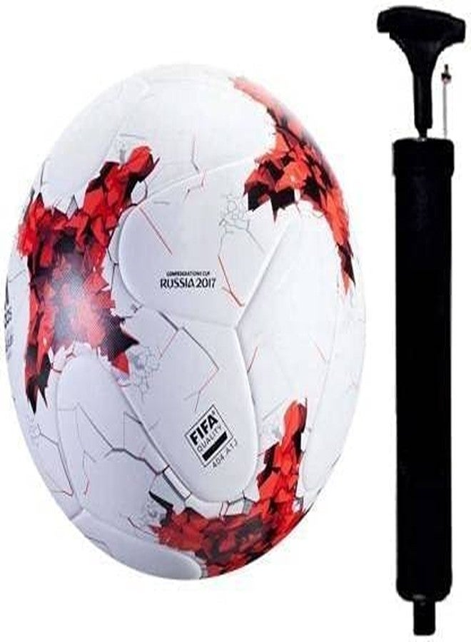 WIKIGO Set of Red Russia with Air Pump Football - Size: 5 - Image 2