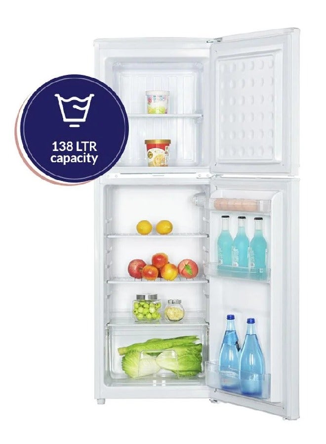 Arrow Double door refrigerator capacity 138 liters - 4.87 cubic meters. Foot - White - RO2-220L - Image 2