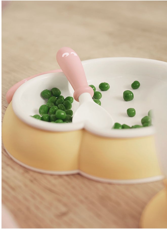 BABYBJORN 4 Pcs Set Baby Feeding Set - Powder Yellow  - Image 3