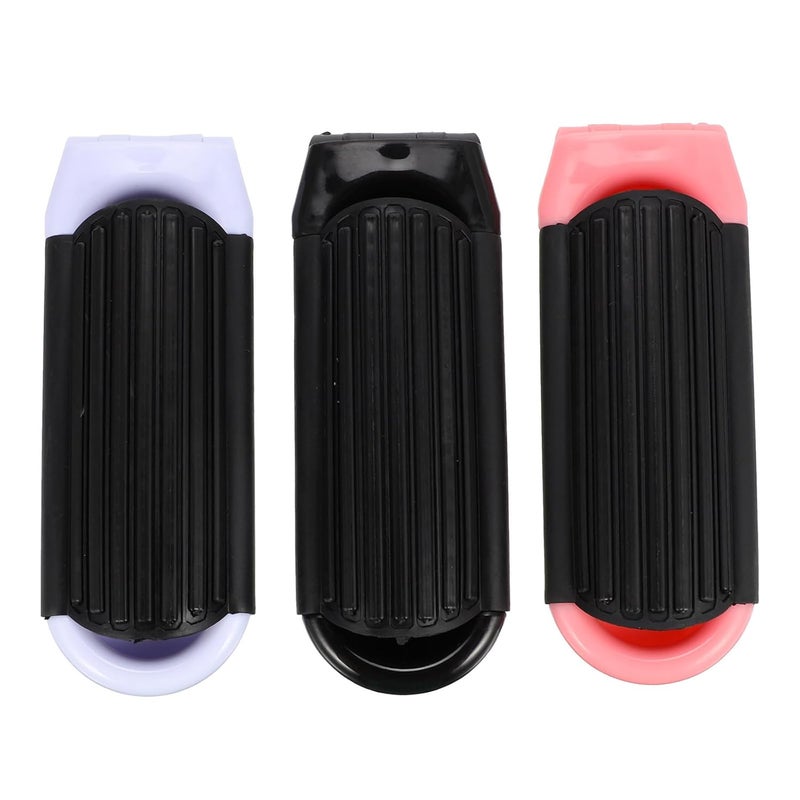 6Pcs Folding Hair Brush with Mirror, Mini Compact Pocket Hair Comb Set for Travel, Car, and Sports Storage, Portable Mixed Colors - Image 1