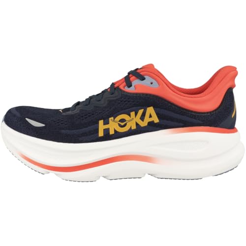 Hoka Men's Bondi 9 Sneaker, Varsity Navy/Nautical Blue, 9 - Image 1