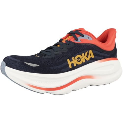 Hoka Men's Bondi 9 Sneaker, Varsity Navy/Nautical Blue, 9 - Image 4