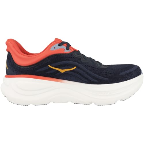 Hoka Men's Bondi 9 Sneaker, Varsity Navy/Nautical Blue, 9 - Image 3