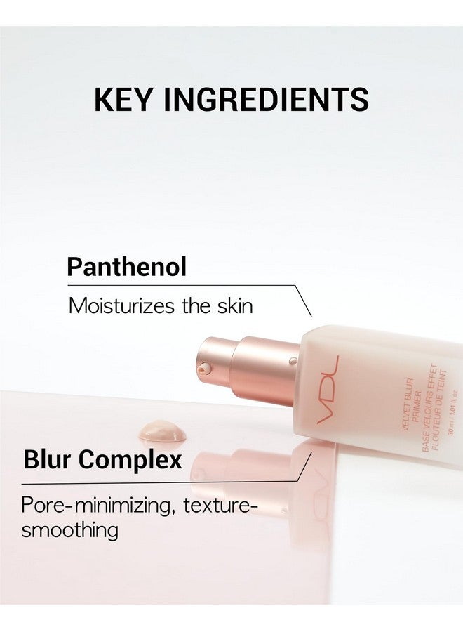 VDL Velvet Blur Makeup Primer (Matte Finish, 1.01fl oz) - Korean Makeup Base for Perfect, Flawless, Smooth Skin. Oil Control, Makeup Enhancer for All-Day Long Wear. - Image 2