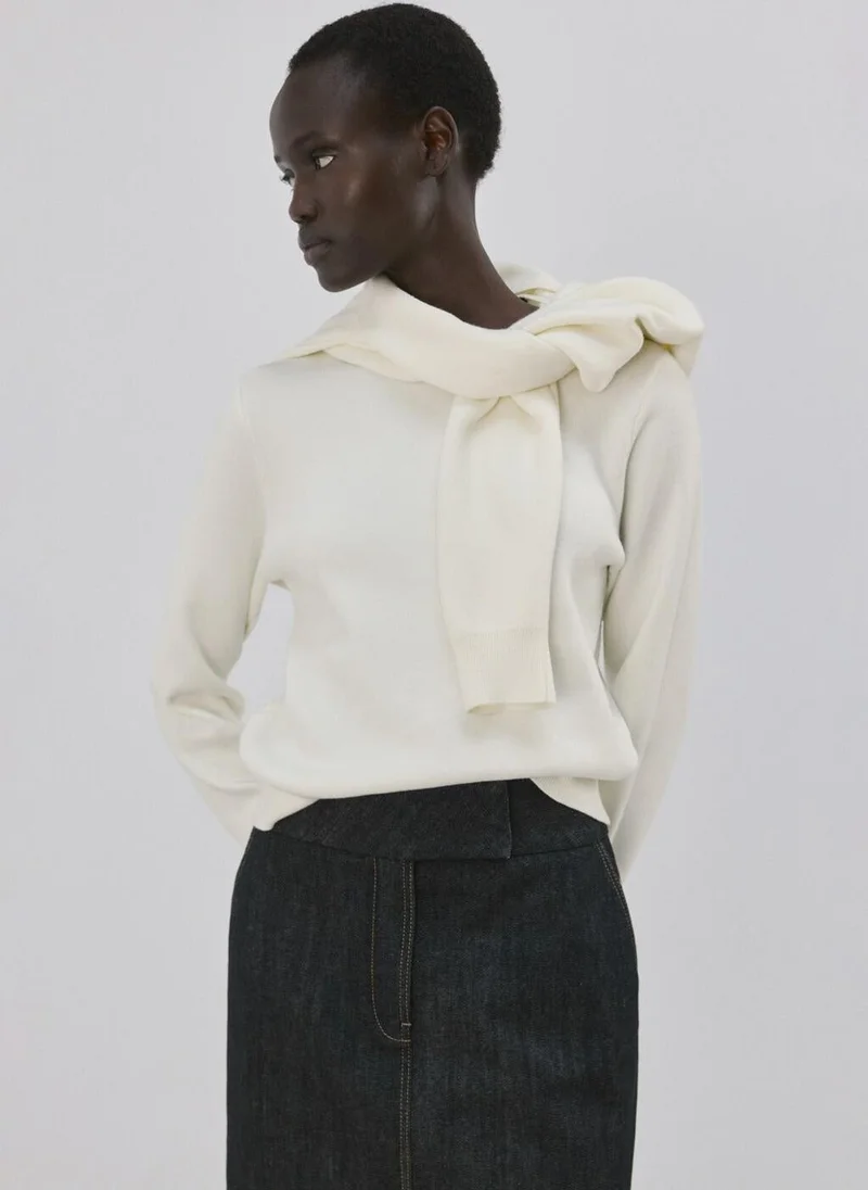 مانجو Buttoned cuffs sweater