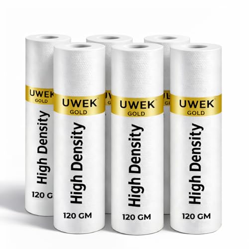 UWEK Gold High Density Spun Filter for Water Purifier | 10 Inch 5 Micron, 120 gm Sediment Filter Candle (Pack of 6) - Image 1