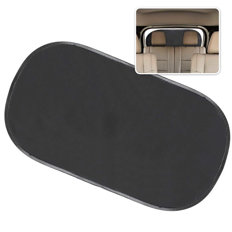 Zone Tech Rear Sun Stop Sunshade Cling Window Cover Sunlight Glare and UV Rays Blocker Protection Car Accessory
