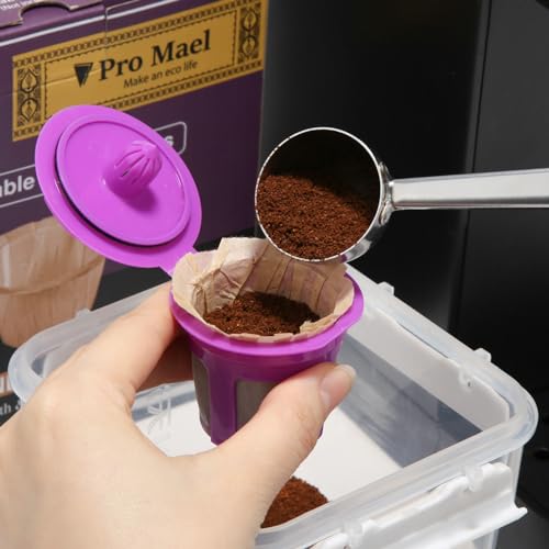 Pro Mael 360 Count Disposable K Cup Filters, Coffee Filter Paper for Keurig Brewers Single Serve 1.0 and 2.0, Use with Reusable K Cup Pods (Natural Unbleached) - Image 3