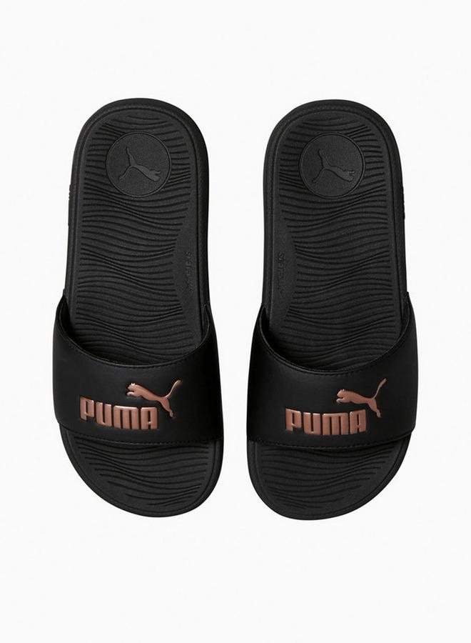Puma Women Cool Cat 2.0 Logo Embossed Slides - Image 1