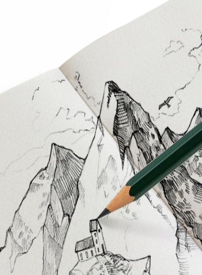 Anupam Earth Sketche Drawing Book A6 | 100% Recycled Hardbound Cove Book | 140 GSM | Acid Free 65 Sheets / 128 Pages | Drawing Sketchbook for Artists and Students | for Dry Techniques - Image 5