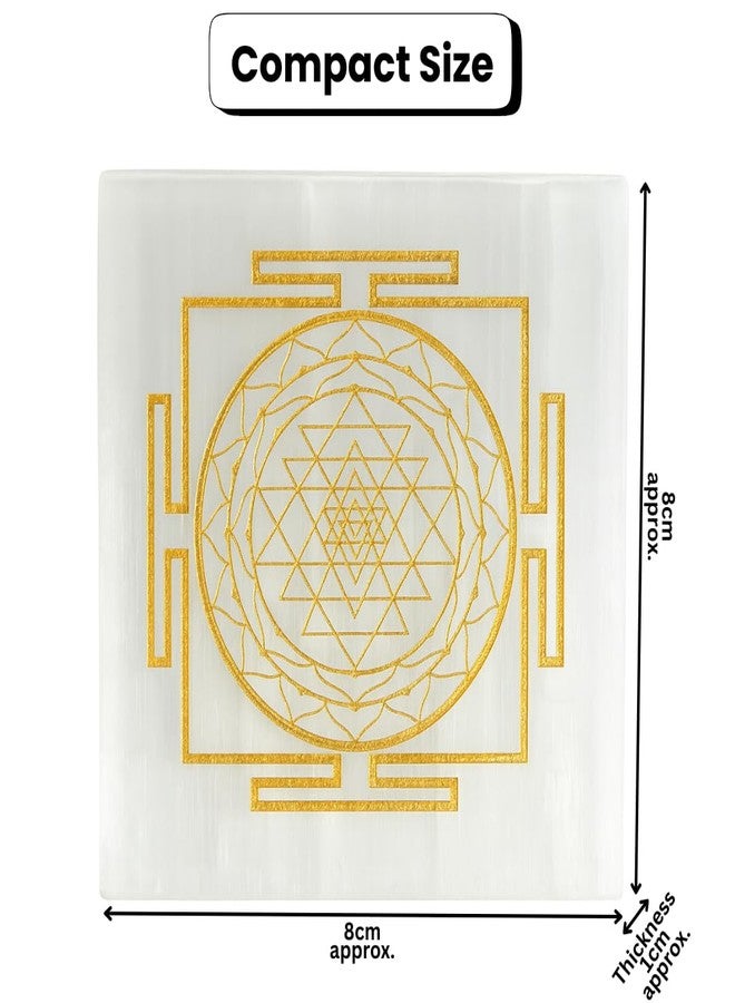 Shivkosha Shree Yantra on Selenite Charging Plate for Wealth, Prosperity & Success | Energized Sri Chakra for Vastu, Meditation, Manifestation & Positive Energy | Spiritual Healing Tool for Cleansing - Image 4