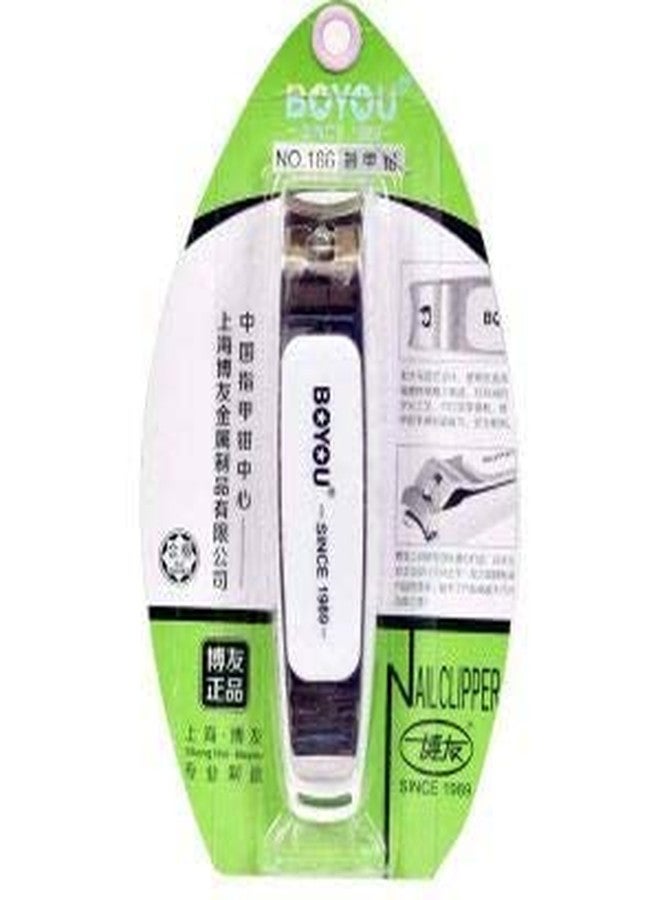 SpiderJuice Large Size Stainless Steel BOYOU Curve Head Sharp & Anti Splash Nail Cutting Clipper For Men & Women (Pack of 1) - Image 3