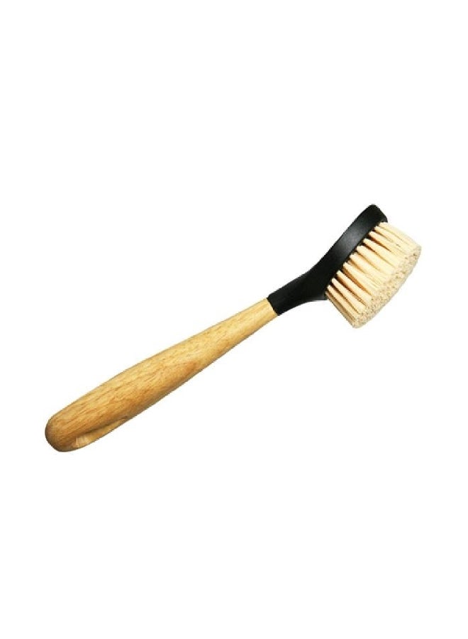 فرشاة تنظيف ذات شعيرات كثيفة بتصميم مريح بلونين بني وأسود وبمقاس 25.4 سم SCRBRSHINT - Image 1