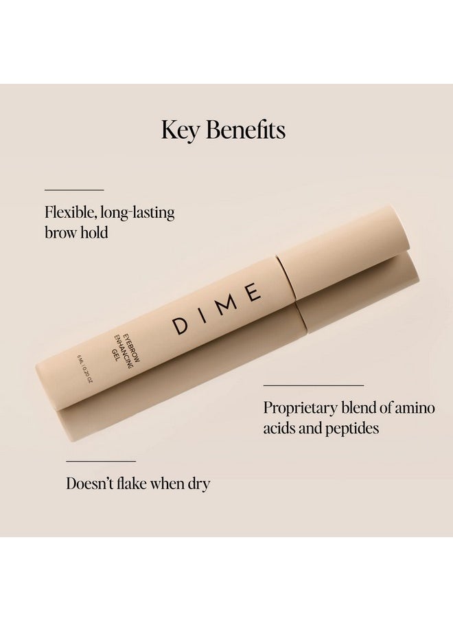 DIME - Beauty Eyebrow Enhancing Gel, Clear Eyebrow Gel To Promote Fuller, Thicker, Stronger Brows, 0.20 Oz / 6 Ml - Image 1