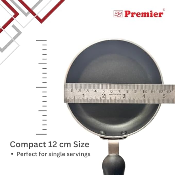 بريمير مقلاة صغيرة غير لاصقة من الألومنيوم مقاس 12 سم - Image 3