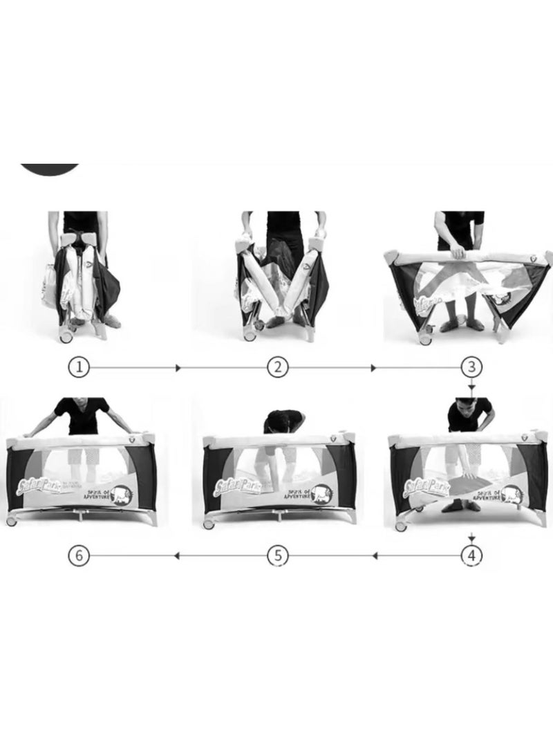 Children's bunk bed, child lock, playground - Image 2